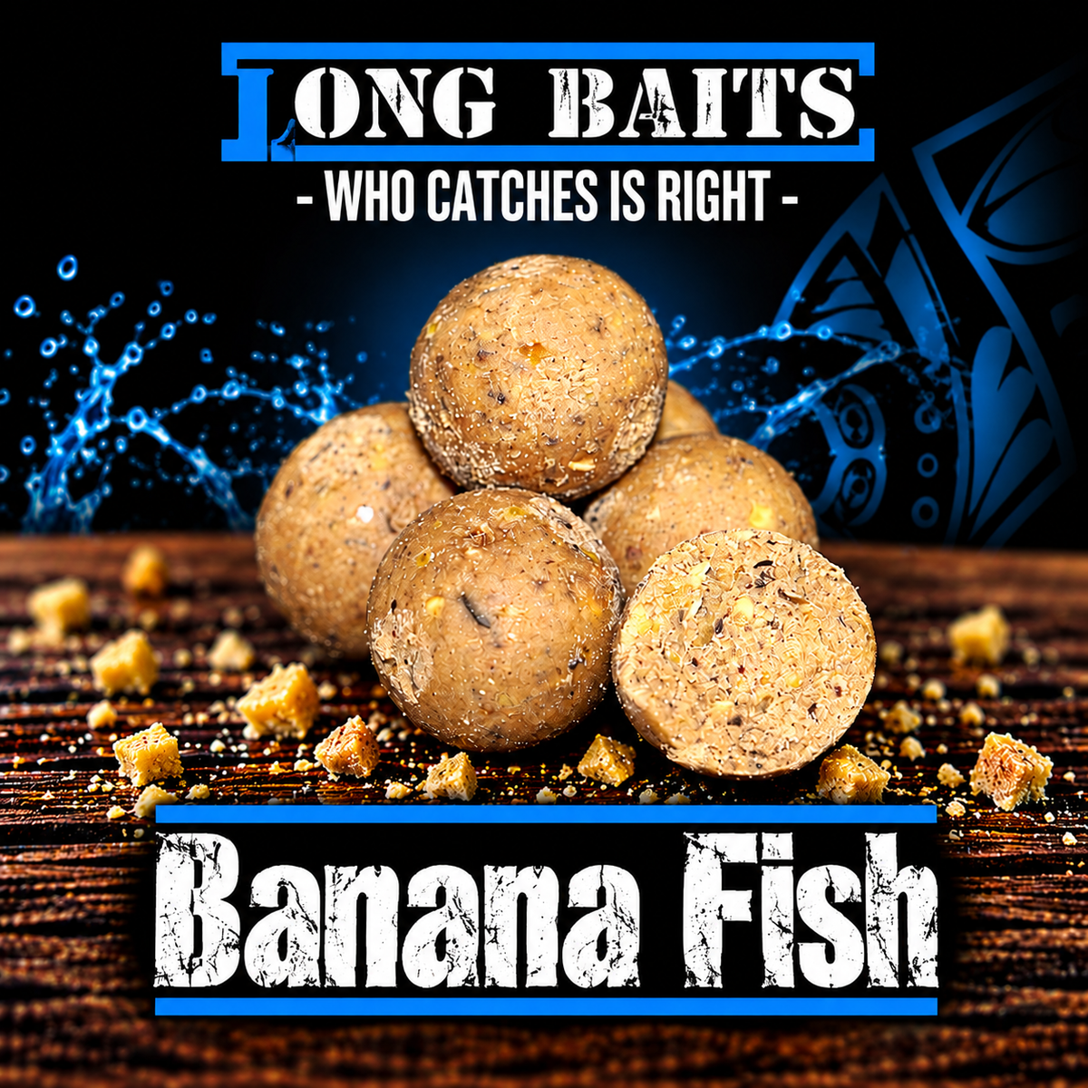 Long Baits - Banana Fish Boilies